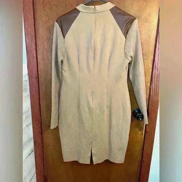 Cache women’s faux leather body con dress - Picture 3 of 4